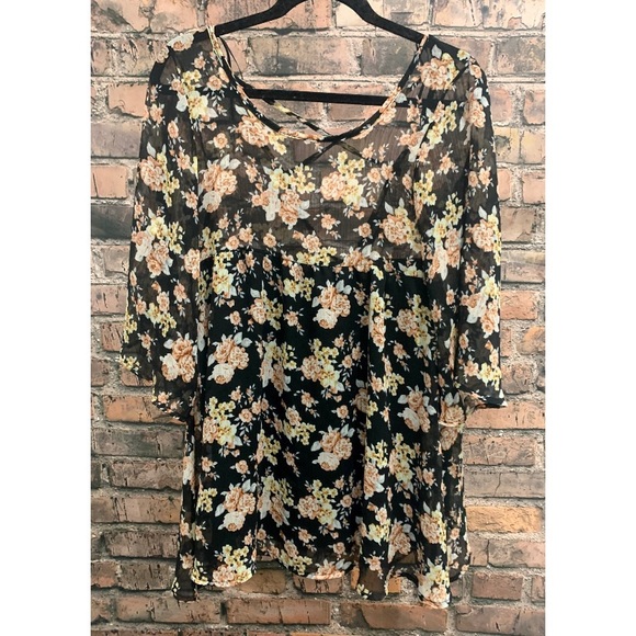 Flowy Floral Dress - Picture 1 of 2